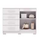 Ver imagem 2 de Comoda Sirius 2 Portas 5 Gavetas 20019-71 Vila Rica