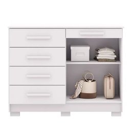 Comoda Sirius 2 Portas 5 Gavetas 20019-71 Vila Rica - 2