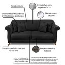 Ver mais imagens de Sofá Amsterdam 2 Lugares 1,80 Veludo - Lucadi Home