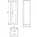 Ver imagem 4 de Armário Modular para Ferramentas 1 Porta 29 Caixas Bin e Visor Tramontina PRO