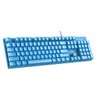 Teclado Mecânico Gamer Aula S2022 104 teclas, USB com fio LED Luz de fundo Suspensão Keycap Azul - 1
