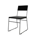 Ver imagem 2 de Kit 8 Cadeiras Málaga Corino Preto para Mesa Sala de Jantar Cozinha - Preto