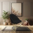 Ver imagem 2 de Kit 02 Cadeiras Poltrona de Jantar Bela Suede Base Metálica Industrial Dourado - Pallazio