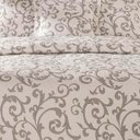 Ver imagem 2 de Kit Colcha Queen Adora Branco e Bege - Qaza