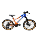 Ver imagem 1 de Bicicleta Elleven Aro 20 - 8 Velocidades - Magnésio - Azul / Laranja