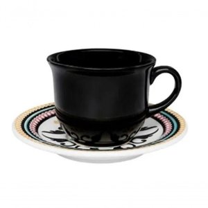 Xícara de Chá com Pires Luiza 200ml - Oxford