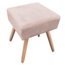 Ver imagem 1 de Puff Ibiza Quadrado Suede Bege Natural