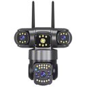 Ver imagem 2 de Camera de Segurança Lente Tripla 360 Graus Wifi App Sensor de Presença Movimento Microfone Visao Not