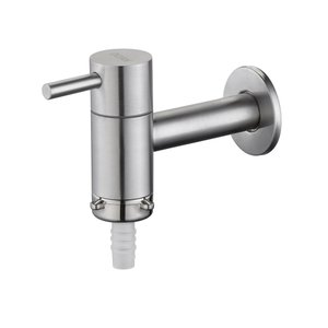 Torneira Inox c/ Bico p/ Mangueira Jardim/Tanque Link Doan NOX11