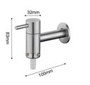 Ver imagem 3 de Torneira Inox c/ Bico p/ Mangueira Jardim/Tanque Link Doan NOX11