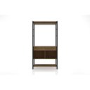 Ver imagem 2 de Guarda Roupa Aberto 2 Gavetas com Nichos e Prateleira Paris Closet Preto/demolição - Artefamol