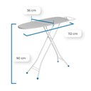 Ver imagem 2 de Tábua de Passar Roupa Extra Forte em Aço e Madeira com Suporte para Ferro 5001 Metalizado Mdf