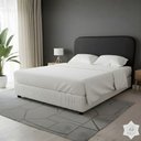 Ver imagem 5 de Cabeceira Queen 160cm Orgânica no Box Veludo Preto Click Home