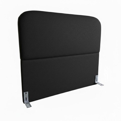 Cabeceira Queen 160cm Orgânica no Box Veludo Preto Click Home