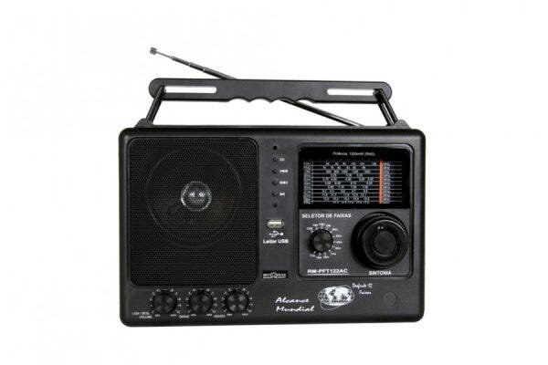 Rádio Portátil 12 Faixas com Sintonia Fina USB - Motobras - Rmpft122Ac -