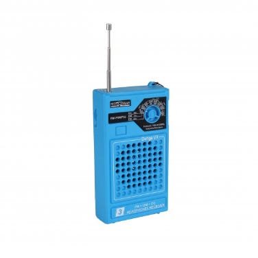 Rádio Portátil 3 Faixas Motobras Azul- Rm-Psmp32 - Om/Fm/Oc