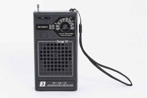 Rádio Portátil 3 Faixas- Om/Fm/Oc Motobras - Rm-Psmp32 - Preto - 1