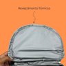 Mochila Térmica Cooler 18 Litros Impermeável Portátil Quente Frio com Abridor de Garrafa Cinza - 5