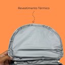 Ver imagem 5 de Mochila Térmica Cooler 18 Litros Impermeável Portátil Quente Frio com Abridor de Garrafa Cinza