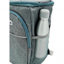 Ver mais imagens de Mochila Térmica Cooler 18 Litros Impermeável Portátil Quente Frio com Abridor de Garrafa Cinza