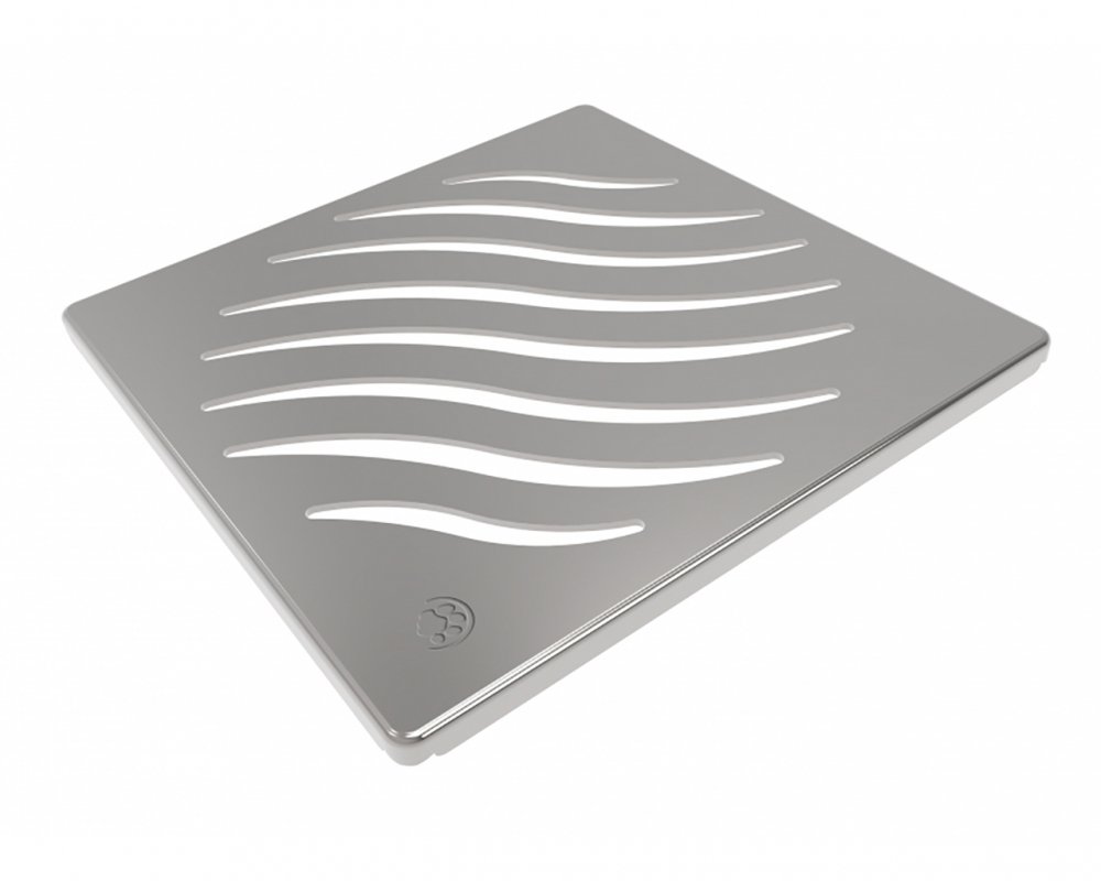 Grelha Tigre Quadrada Inox 150mm - 1