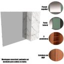 Ver imagem 5 de Espelheira para Banheiro 80 Cm com 1 Porta Marina Mármore Branco