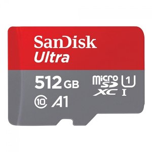 Cartão de Memoria 512gb Sandisk Ultra Micro Sdxc C/ Adaptador Sdsquac-512g-gn6ma