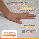 Ver imagem 3 de Colchão Casal Probel Espuma D33 Pillow Top 138x188x18cm Guarda Costas Lyon Branco/Bege