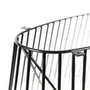 Ver imagem 2 de Base de Mesa Pisa Oval Raiada 110 X 55 Cm Metal Preto