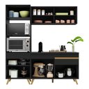 Ver imagem 6 de Cozinha Compacta Multimóveis Veneza GB FG3695 com Armário e Balcão Preta