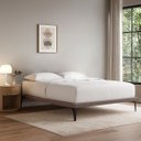 Ver imagem 1 de Base Box Cama Japonesa Toquio Queen Linho Marrom