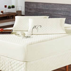 Capa Protetor de Colchão Solteiro Matelado Impermeável - Palha