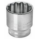 Ver imagem 1 de Soquete Estriado 30 Mm Encaixe 1/2´´ com Acabamento Cromado