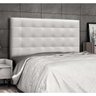 Cabeceira Box Casal Paris 1,60m Corino Branco - 1