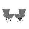 Kit 2 Poltronas Decorativas Bella Suede - 1