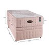 Cama Box Baú com Colchão Solteiro Molas Ensacadas Viscogel Infinity Firme Carolina Mattress Guild 88 - 4