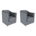 Ver imagem 1 de Kit 2 Poltronas Decorativas Bia Suede