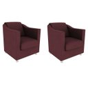 Ver imagem 1 de Kit 2 Poltronas Decorativas Bia Suede