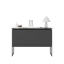 Ver imagem 4 de Buffet 3 Portas Industrial Italia - Preto Onix