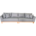 Ver imagem 1 de Sofá Pierri | Impermeável Base de Madeira 300cm Bipartido - Cinza