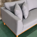 Ver imagem 4 de Sofá Pierri | Impermeável Base de Madeira 300cm Bipartido - Cinza