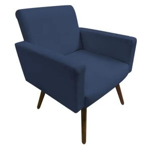Poltrona Decorativa Nina Suede