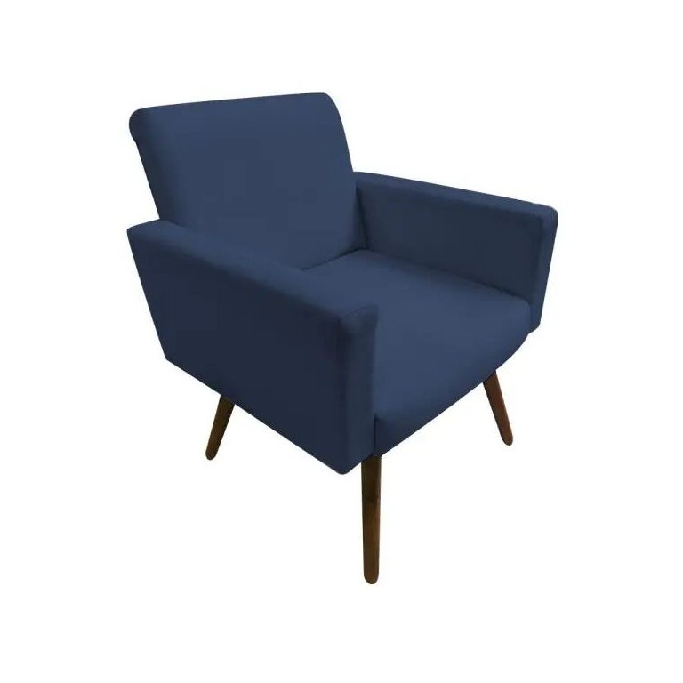 Poltrona Decorativa Nina Suede