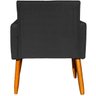 Poltrona Nina Decorativa para sala Recepção Manicure Consultório Suede - 8