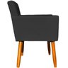 Poltrona Nina Decorativa para sala Recepção Manicure Consultório Suede - 6