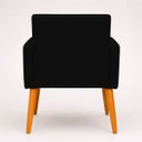 Ver imagem 2 de Poltrona Nina Decorativa para Sala Recepção Manicure Consultório Suede