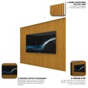 Ver imagem 2 de Painel para TV Ripado Supremo 220 Naturale - Gelius