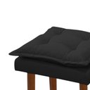 Ver imagem 2 de Kit 02 Puff Maria para Sala de Tv e Estar Quarto Confortável Suede Preto Mabe Magazine