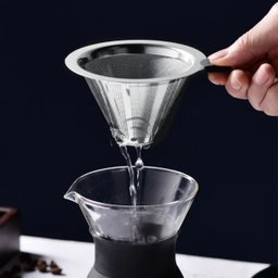 Cafeteira de Vidro com Coador 400ml - Sabor e Praticidade - 4
