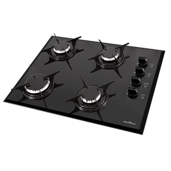 Cooktop Britânia 4 Bocas Concept Black Bct6P Bivolt - 2